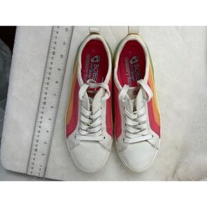 Bobs from Skechers‎ Canvas Rainbow Sneakers Women's US7